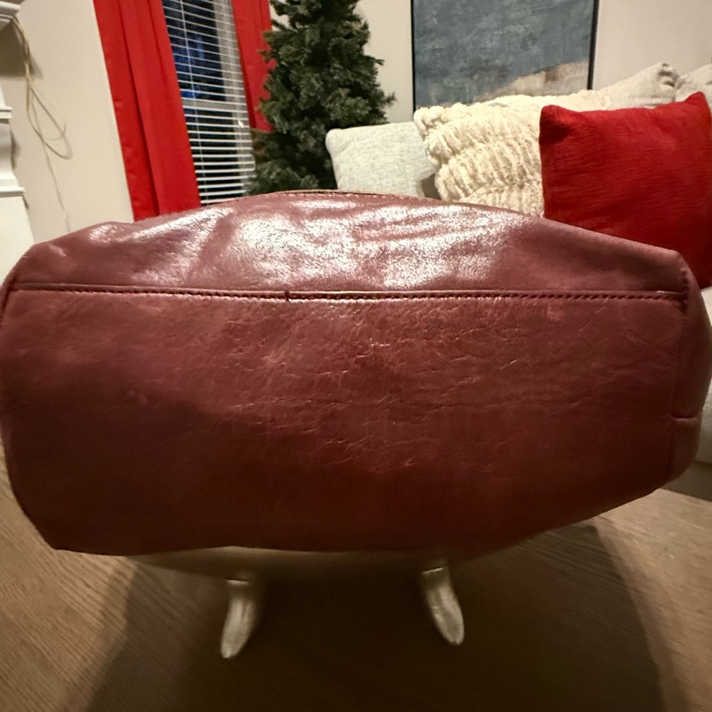 The SAK Brown Leather Shoulder Bag - Picture 5 of 7